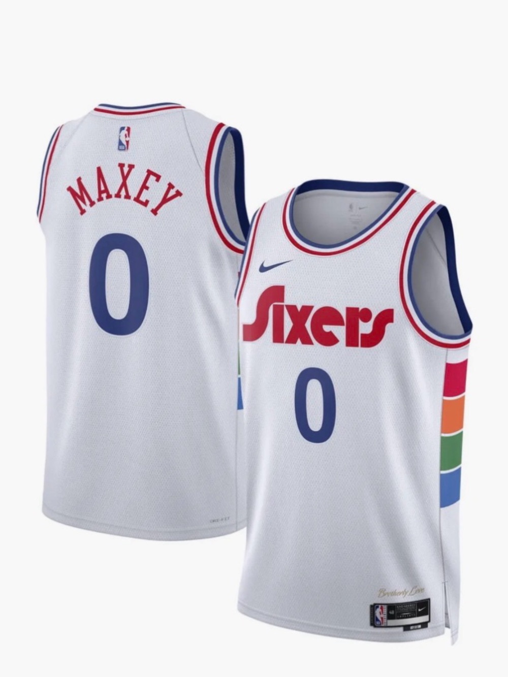 Nike Tyrese Maxey Philadelphia 76ers 2024/25 Swingman Youth  JerseyCity Edi